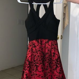 Red Macy’s dress